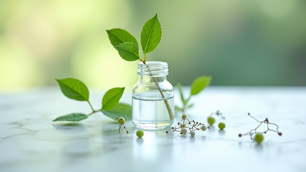 Illustration de molécules biologiques ciblées, représentant l'action des biothérapies