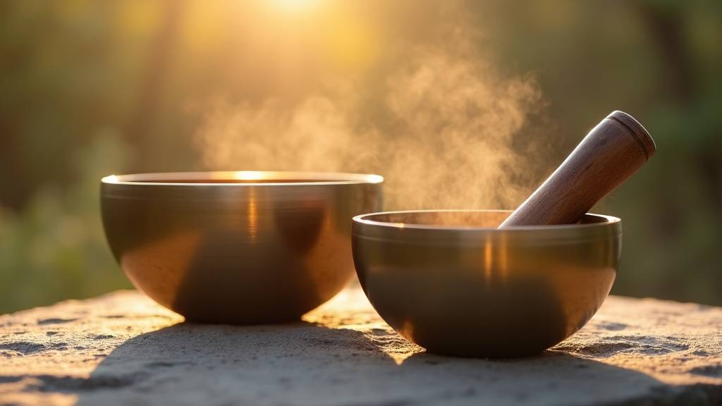 Bols chantants tibétains utilisés en sonothérapie