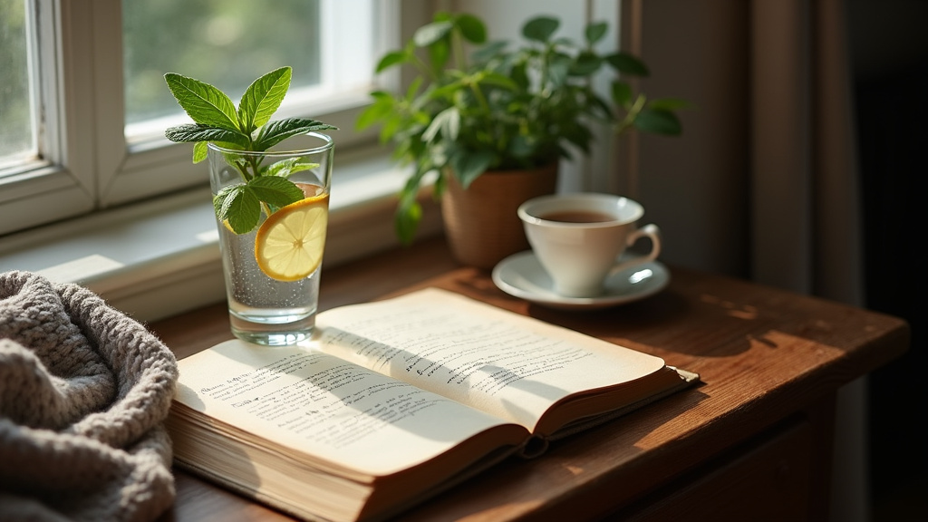Femme buvant de l'eau régulièrement dans la journée pour combattre la bouche sèche
