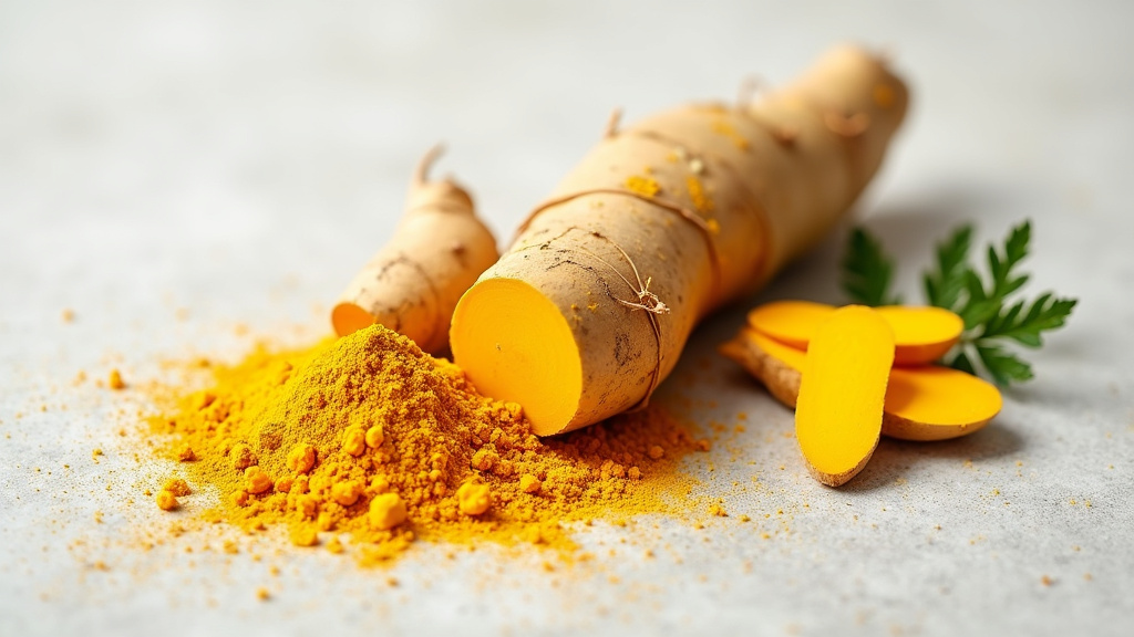 Feuilles de curcuma et fleurs caractéristiques - plante tropicale aux feuilles lancéolées