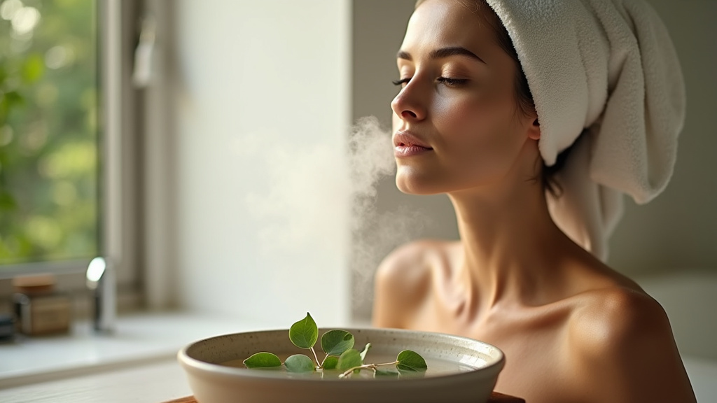 Femme souffrant d'un nez bouché essayant différentes méthodes de dégagement nasal