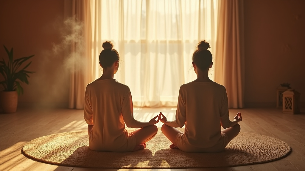 Atelier de tantra en groupe - participants assis en cercle dans une ambiance chaleureuse